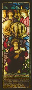 Window Depicting The Sixth Day of Creation, 1913 by Edward Burne Jones